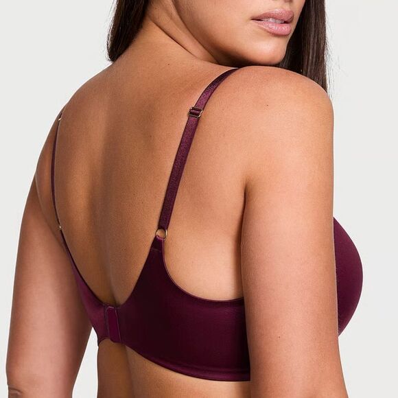 Victoria's Secret VERY SEXY So Obsessed Smooth Push-Up Bra in Kir (Merlot). NWT! - Picture 2 of 11